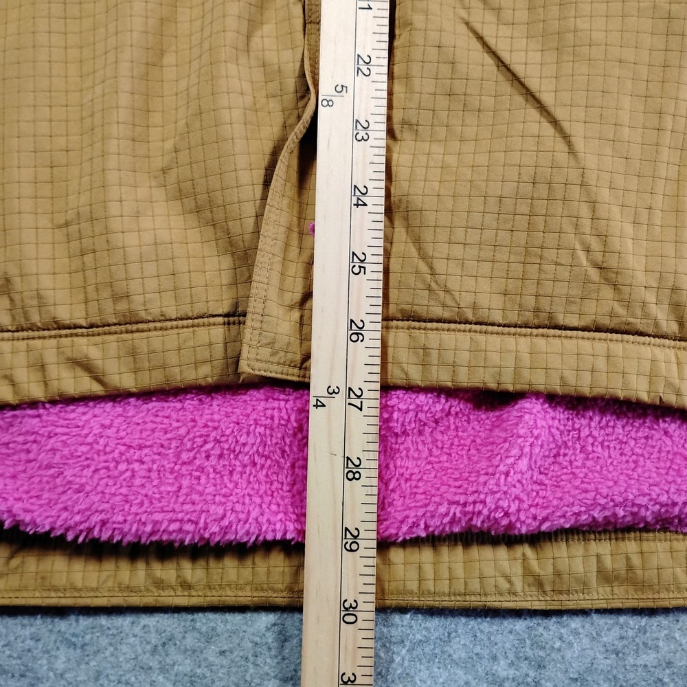 Hoka One One Outtrail SoulFocus Mens XL Fleece Lined Ripstop Jacket Tan Pink - Picture 8 of 12